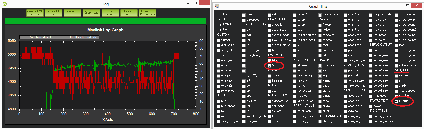 arducopter power problem vcc vs trottle