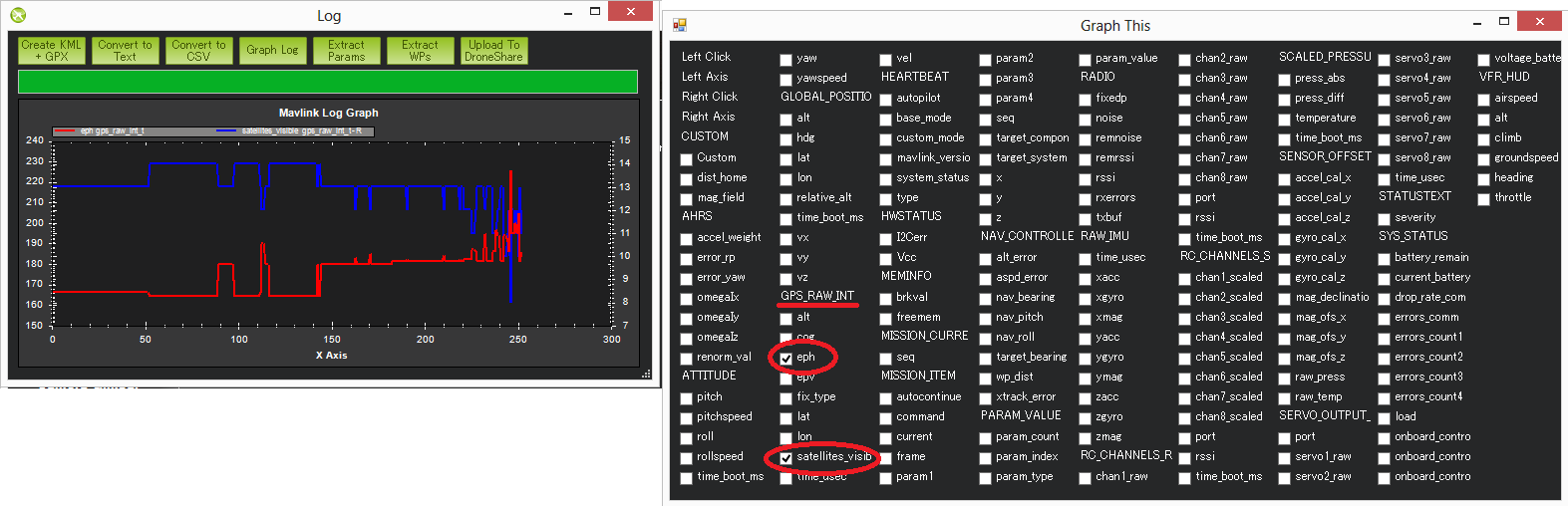 ardupilot arducopter gps glitch tlog